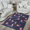 Bird Of Paradise Pattern Print Design BOP015 Area Rugs