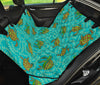 Sea Turtle Pattern Print Design T010 Rear Dog  Seat Cover