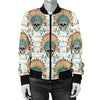 Boho Pattern Print Design 04 Women's Bomber Jacket