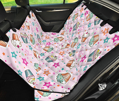 Cupcake Pattern Print Design CP03 Rear Dog  Seat Cover