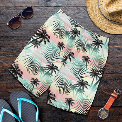 Palm Tree Pattern Print Design A03 Mens Shorts