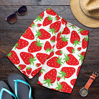 Strawberry Pattern Print Design SB01 Mens Shorts