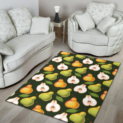 Pear Pattern Print Design PE06 Area Rugs