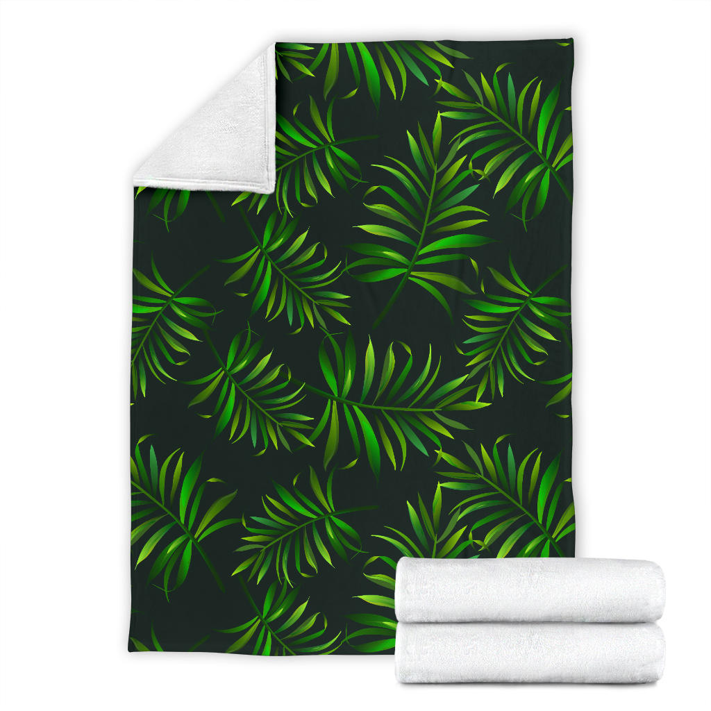 Rainforest Pattern Print Design RF03 Fleece Blanket