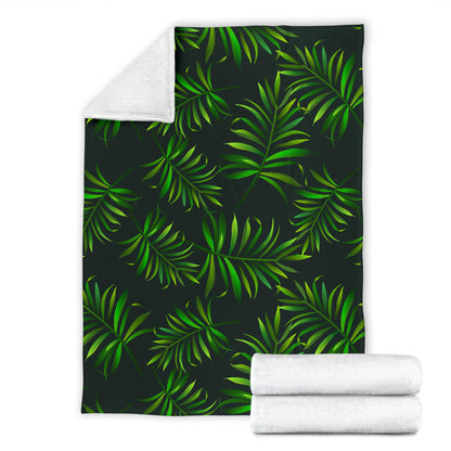 Rainforest Pattern Print Design RF03 Fleece Blanket