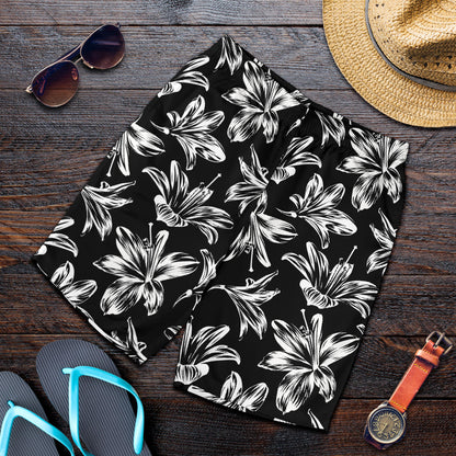 Amaryllis Pattern Print Design AL04 Mens Shorts