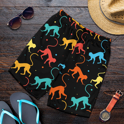 Monkey Pattern Print Design 01 Mens Shorts