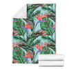 Bird Of Paradise Pattern Print Design BOP01 Fleece Blanket