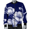 Cherry Blossom Pattern Print Design CB01 Men Bomber Jacket