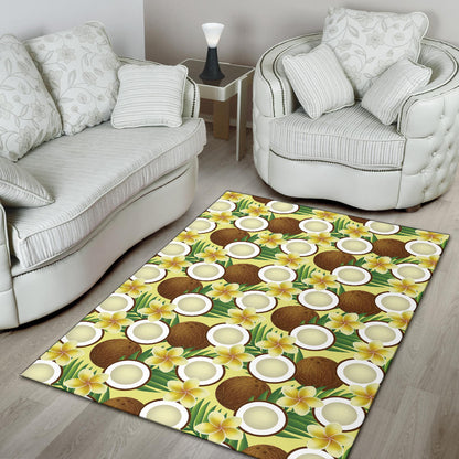 Coconut Pattern Print Design CN02 Area Rugs