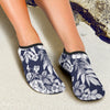 Skull Floral Beautiful Aqua Water Shoes