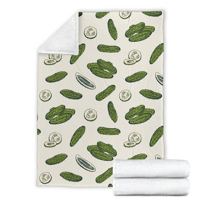 Cucumber Pattern Print Design CC05 Fleece Blanket