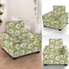 Daisy Pattern Print Design DS06 Armchair Slipcover