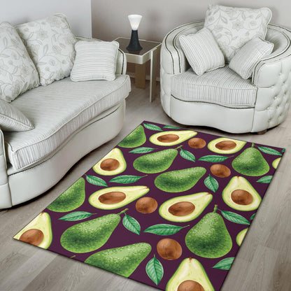 Avocado Pattern Print Design AC08 Area Rugs