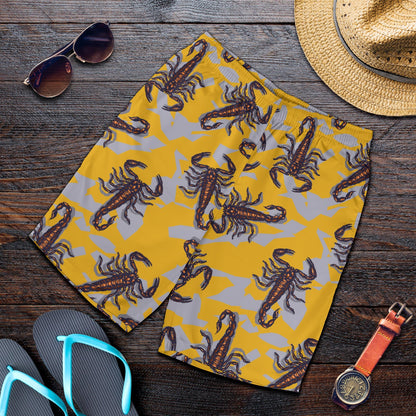 Scorpion Pattern Print Design 01 Mens Shorts