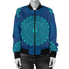 Medallion Pattern Print Design 04 Women's Bomber Jacket