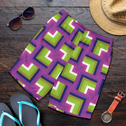 Optical illusion Pattern Print Design A05 Mens Shorts