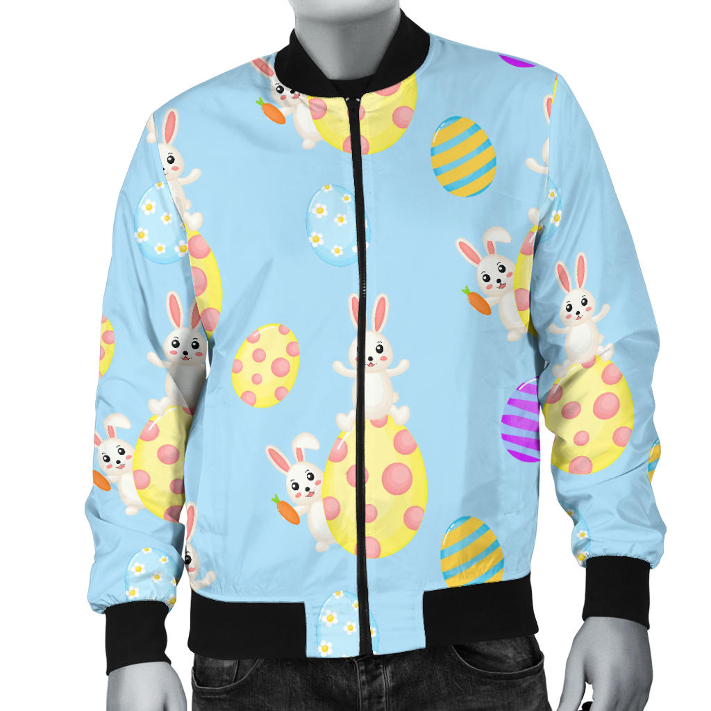 Easter Eggs Pattern Print Design RB015 Men Bomber Jacket