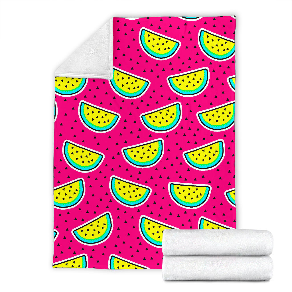 Watermelon Pattern Print Design WM04 Fleece Blanket