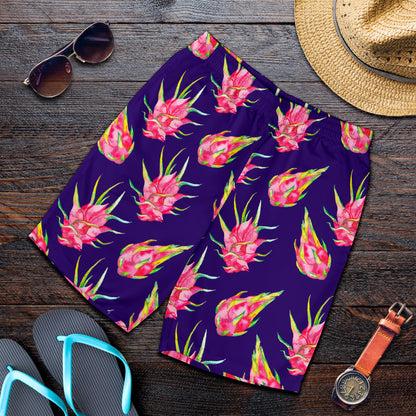 Dragonfruit Pattern Print Design DF02 Mens Shorts