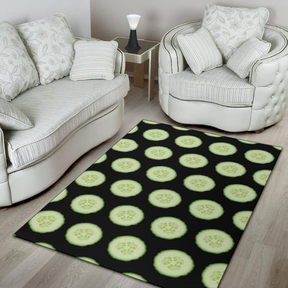 Cucumber Pattern Print Design CC02 Area Rugs