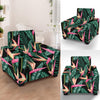 Bird Of Paradise Pattern Print Design BOP03 Armchair Slipcover