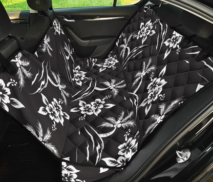 Palm Tree Pattern Print Design PT02 Rear Dog  Seat Cover