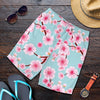 Cherry Blossom Pattern Print Design CB04 Mens Shorts