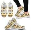 Horse Pattern Prnt Sneakers White Bottom Shoes