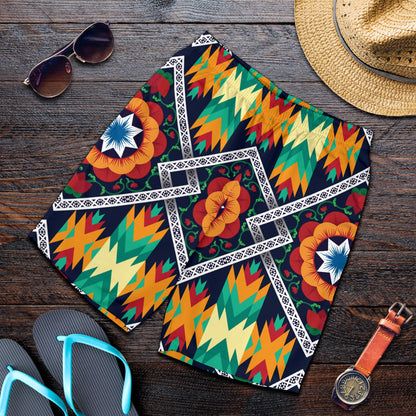 African Kente Mens Shorts