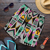 Tribal Aztec Triangle Mens Shorts