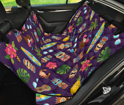 Hawaiian Themed Pattern Print Design H024 Rear Dog  Seat Cover