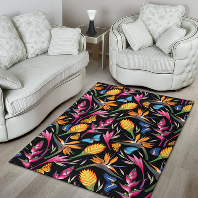 Tropical Flower Pattern Print Design TF016 Area Rugs