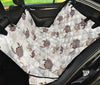 Sea Turtle Pattern Print Design T07 Rear Dog  Seat Cover