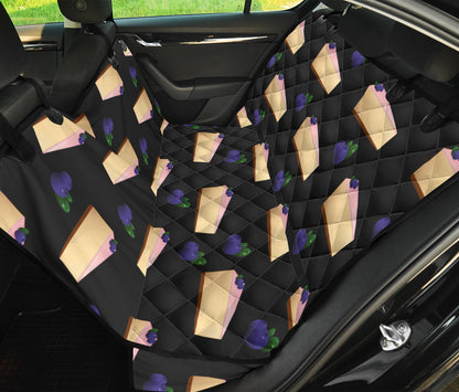 Cheesecake blueberry Pattern Print Design CK01 Rear Dog  Seat Cover