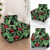 Bird Of Paradise Pattern Print Design BOP05 Armchair Slipcover