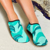 Dolphin Wave Print Aqua Water Shoes