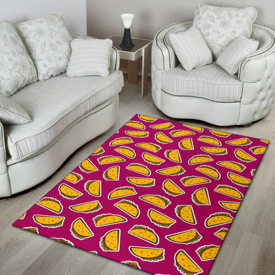 Taco Pattern Print Design TC01 Area Rugs