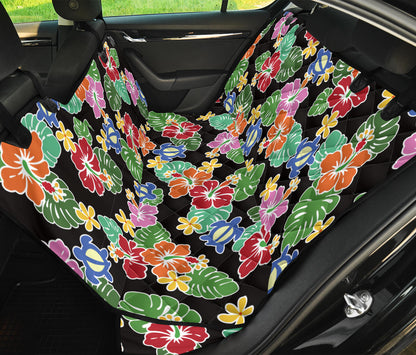 Hawaiian Themed Pattern Print Design H010 Rear Dog  Seat Cover