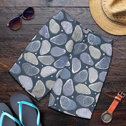 Oyster Pattern Print Design 02 Mens Shorts