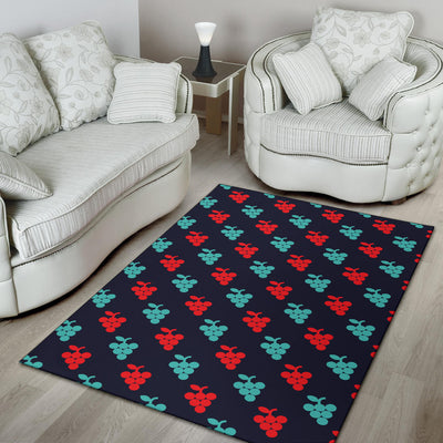 Grape Pattern Print Design GP07 Area Rugs