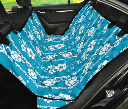 Hawaiian Themed Pattern Print Design H025 Rear Dog  Seat Cover