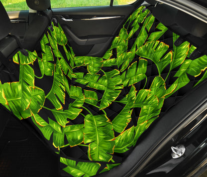 Banana Leaf Pattern Print Design BL06 Rear Dog  Seat Cover