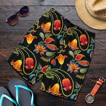 Tulip Boho Pattern Print Design TP09 Mens Shorts