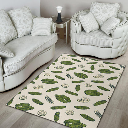 Cucumber Pattern Print Design CC05 Area Rugs
