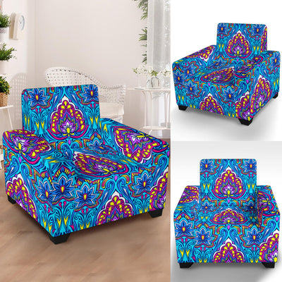 lotus Boho Pattern Print Design LO010 Armchair Slipcover