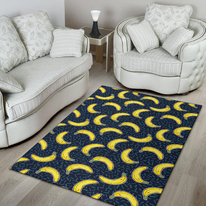Banana Pattern Print Design BA09 Area Rugs