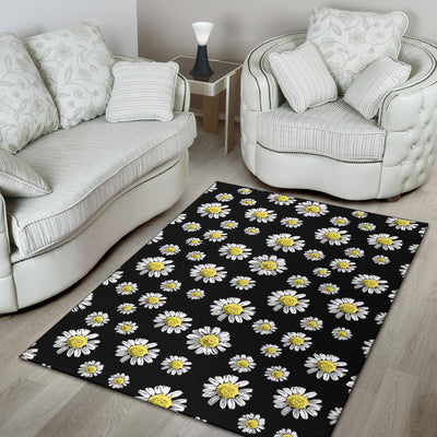 Daisy Pattern Print Design DS01 Area Rugs