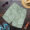 Sea Turtle Skin Print Mens Shorts