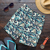 Surf Wave Pattern Mens Shorts